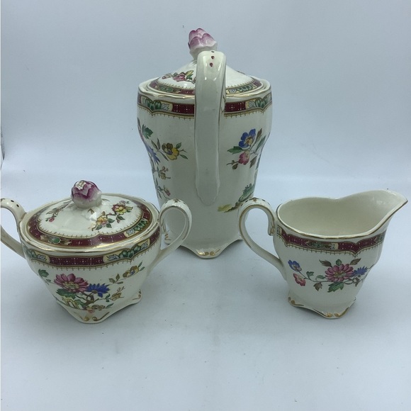Vintage Grindley England Demitasse Coffee Set - Picture 3 of 16